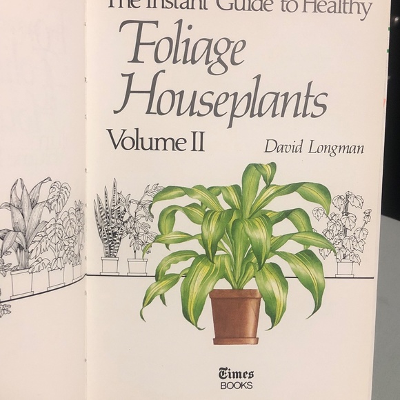 The Instant Guide to Healthy Foilage Houseplants Volume II David Longman Book - Picture 3 of 7